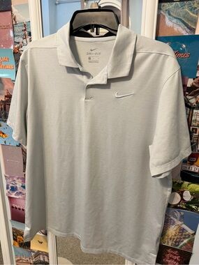 Nike Dri-FIT Men's Polo Shirt in Light Gray